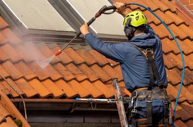 Démoussage et hydrofuge de toiture à la Horgne